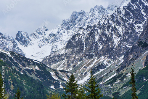 Landscape photo of the High Tatras National Park, Slovakia