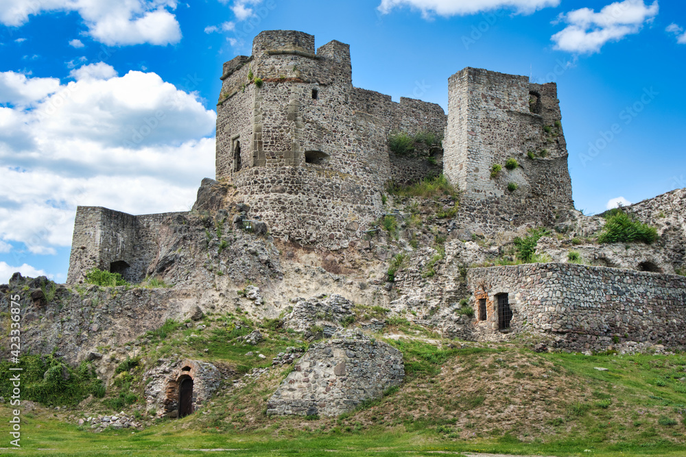 Medieval ruins of the Levice castle,  Slovakia