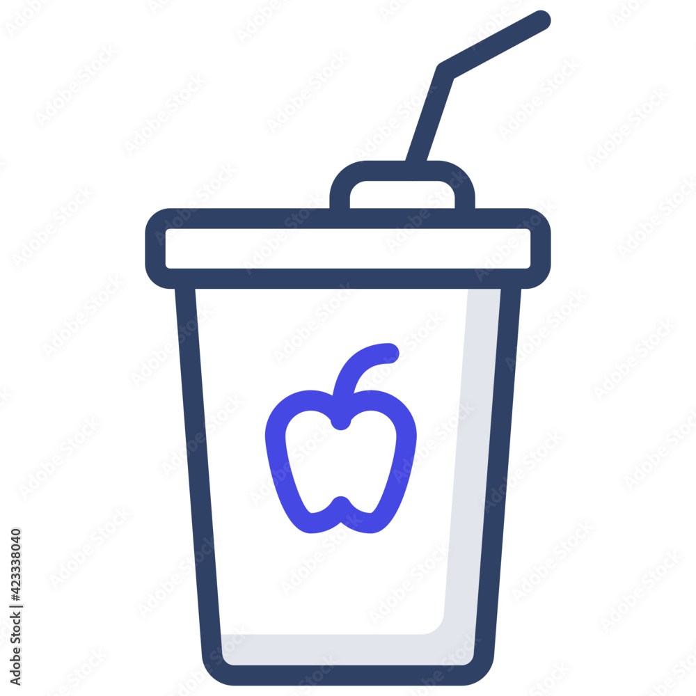 Trendy design icon of takeaway drink Trendy design icon of takeaway drink