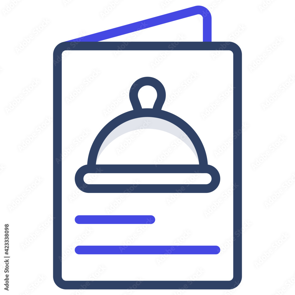 A trendy vector design of food menu A trendy vector design of food menu