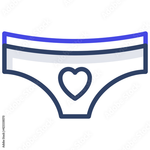 An undergarment clothing accessory, icon of pentie