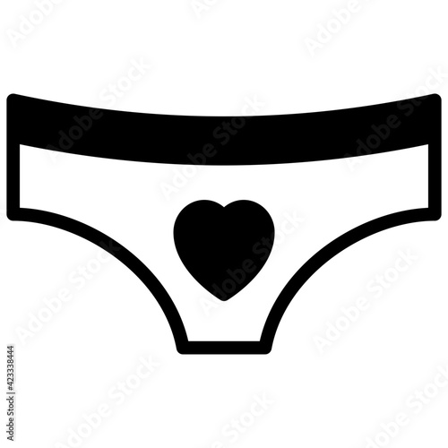 An undergarment clothing accessory, icon of pentie