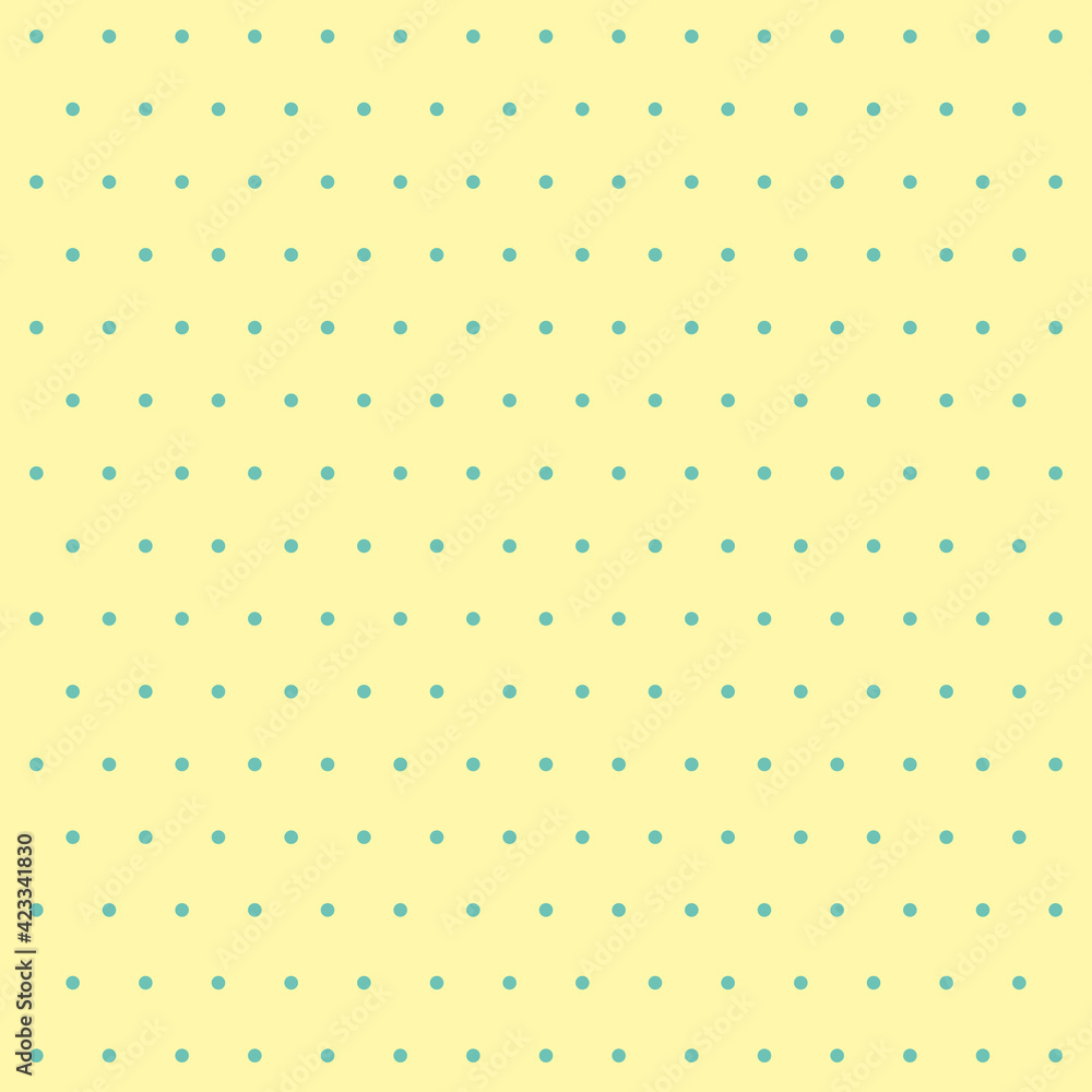 Easter pattern polka dots. Template background in green and yellow polka dots . Seamless fabric texture. Vector illustration Easter pattern polka dots. Template background in green and yellow polka dots . Seamless fabric texture. Vector illustration