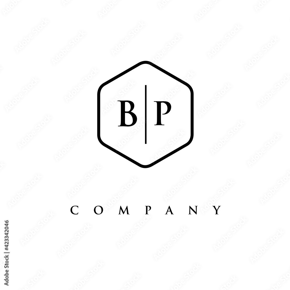 initial BP logo design vector initial BP logo design vector