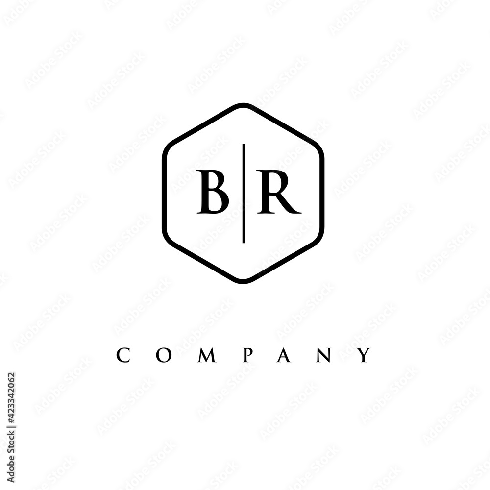 initial BR logo design vector initial BR logo design vector
