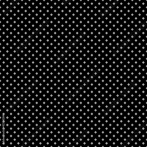 Geometric of hole grid pattern. Design bolt white on black background. Design print for illustration, texture, wallpaper, background. 