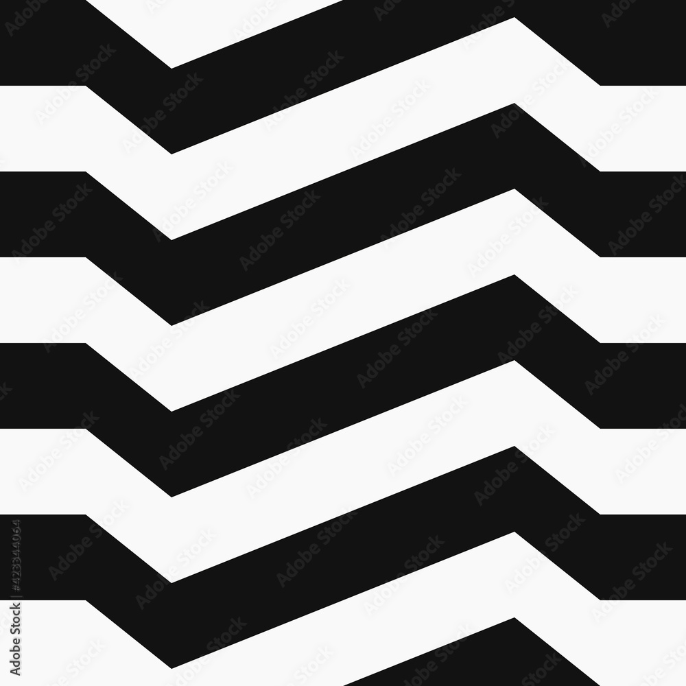 Zebra Angular Lines Pattern. Vector Stripes Black And White. Zebra Angular Lines Pattern. Vector Stripes Black And White.