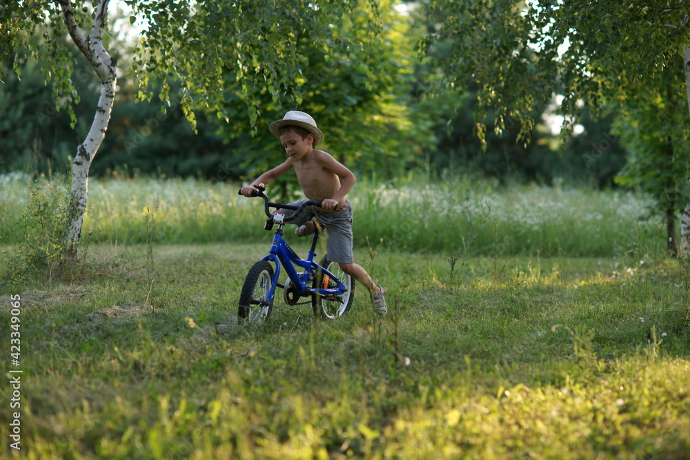 child on bike