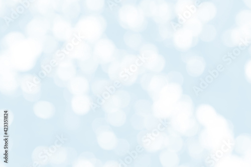Abstract blur light blue background with soft shimmer for display, light blue bokeh, abstract background
