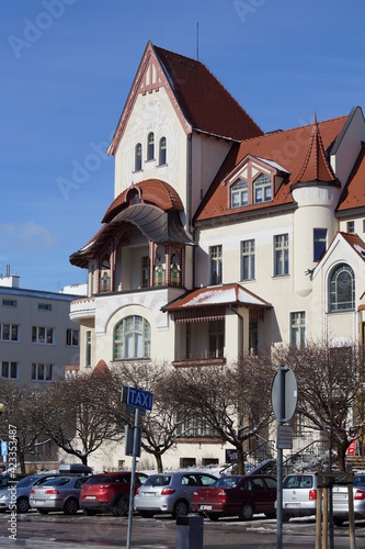 Fototapeta Naklejka Na Ścianę i Meble -  Olsztyn. Kamienica Naujacka. Polska - Mazury - Warmia.