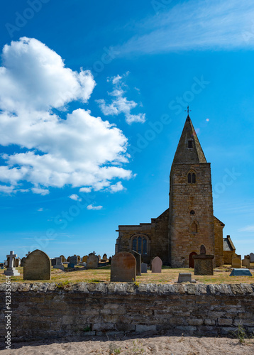 
St. Bartholomew Church, in parish of Woodhorn and Newbiggin , Newbiggin by the Sea,  Northumberland, England, UK  
 photo