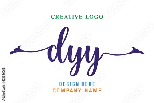 DYY lettering logo is simple, easy to understand and authoritative photo