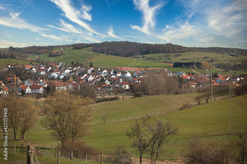Katzweiler, Natur, Dorf, Wolken, Landschaft