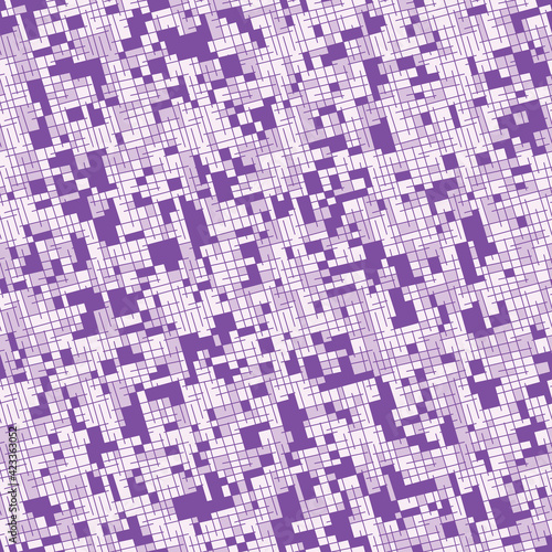 An abstract geo purple seamless vector patttern