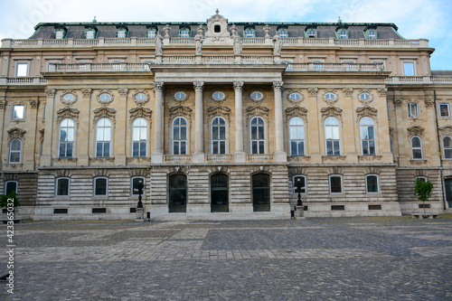 Budapest  Hungary - May 2  2019  Buda Castle palace complex of the Hungarian kings in Budapest