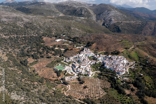 vista del municipio de Parauta en la comarca del valle del Genal, Málaga	 photo