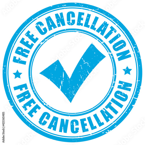 Free cancellation ink vector stamp