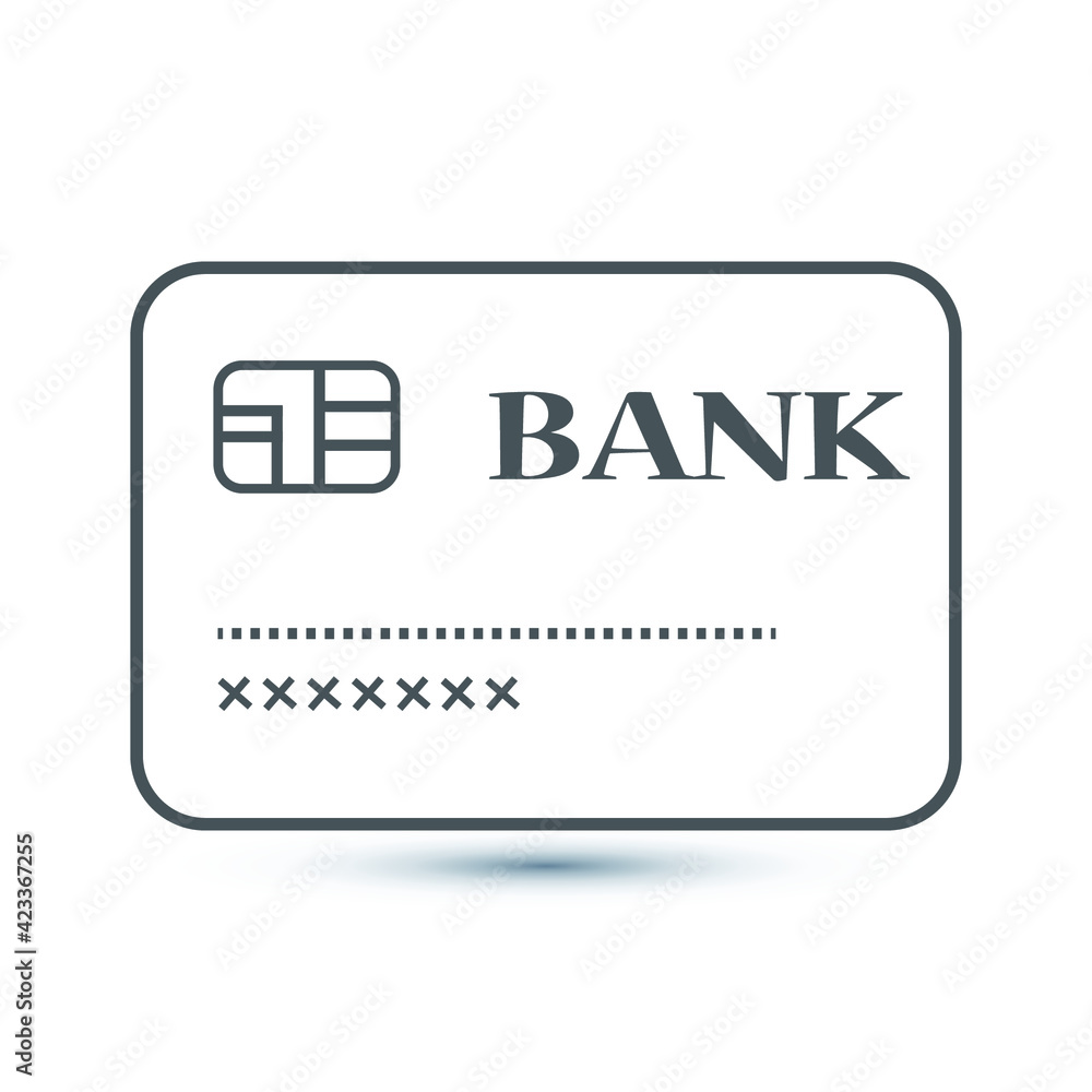 Credit Card related vector glyph icon. Eps 10 vector illustration. Credit Card related vector glyph icon. Eps 10 vector illustration.