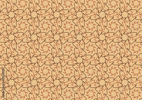Seamless lace pattern on a light background. Vector monochrome illustration