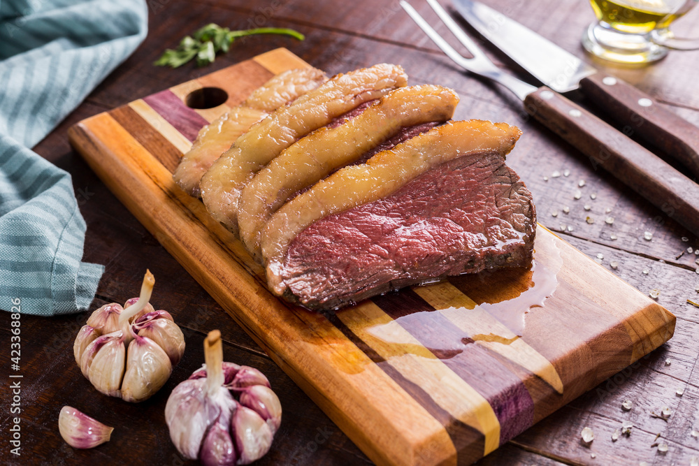 Grilled picanha, traditional Brazilian barbecue.
