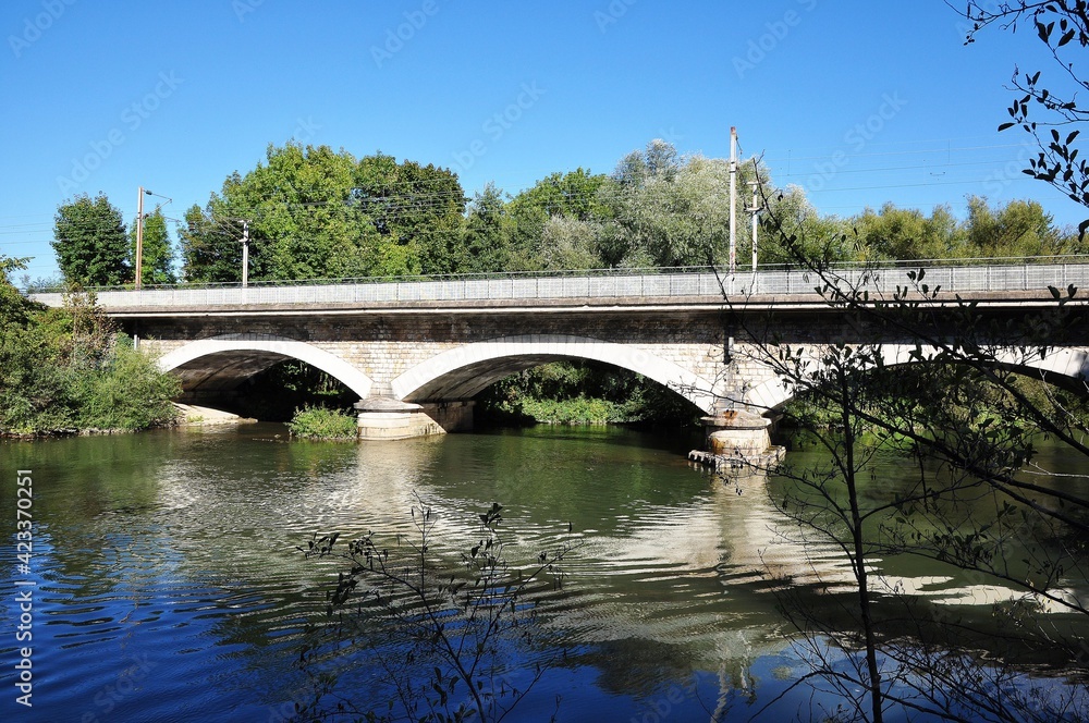 Fototapeta premium Pont ferroviaire