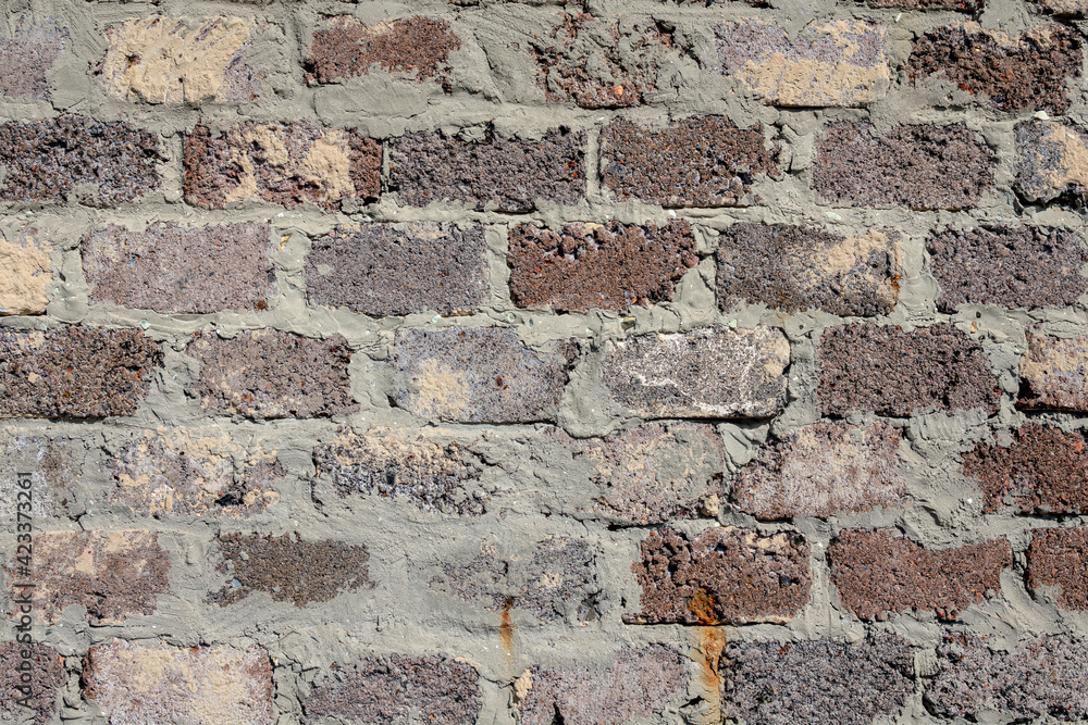 The original brickwork as an original background. The original brickwork as an original background.