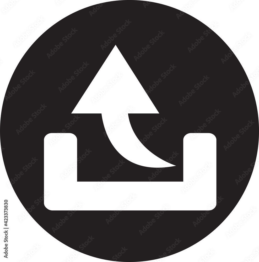 Arrow icon sign