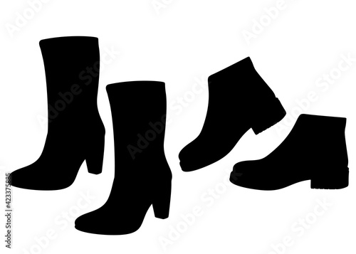 Womens warm boots included.