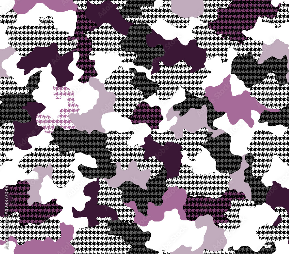 Fototapeta premium Seamless camouflage pattern, modern camouflage print.