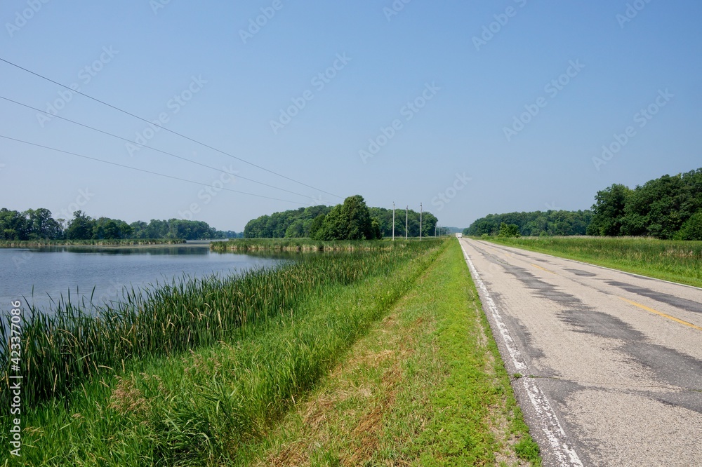 Country road in Minnesota USA Country road in Minnesota USA