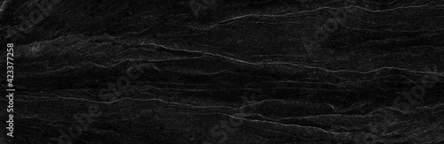 Panel kuchenny z motywem Black lined marble stone texture background