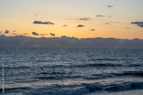 sunset in the sea © Vadim