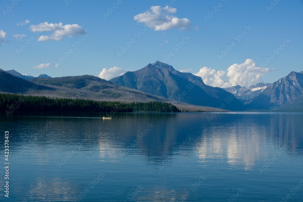 Lake McDonald in Glacier National Park in Montana USA