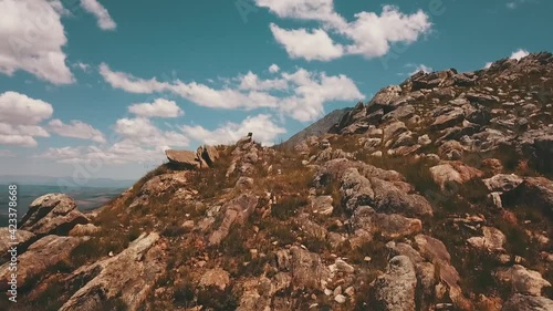 drone shot of Swartberg pass