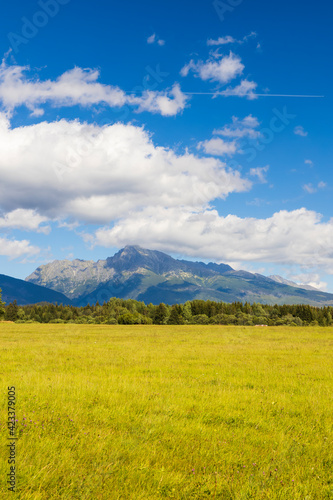 High Tatras with the dominant mountain Krivan  Slovakia