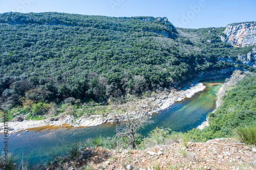 Fototapeta Naklejka Na Ścianę i Meble -  Gorges de l' Ardèche dans le sud de la France