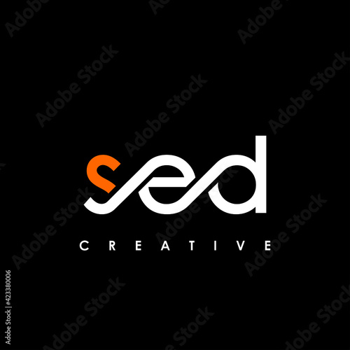 SED Letter Initial Logo Design Template Vector Illustration photo