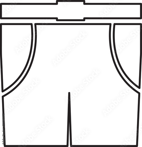 Men Bermuda shorts icon