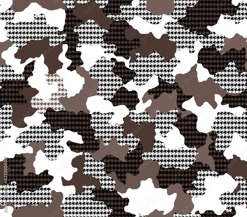 Fototapeta premium Seamless camouflage pattern, modern camouflage print.