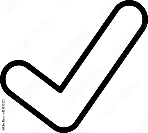 check mark icon sign