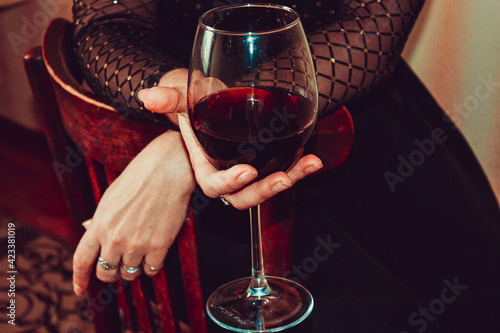 glass of wine