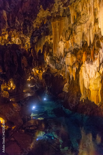 Obraz w ramie Gruta de las Maravillas en Aracena, Huelva, Andalucia, España