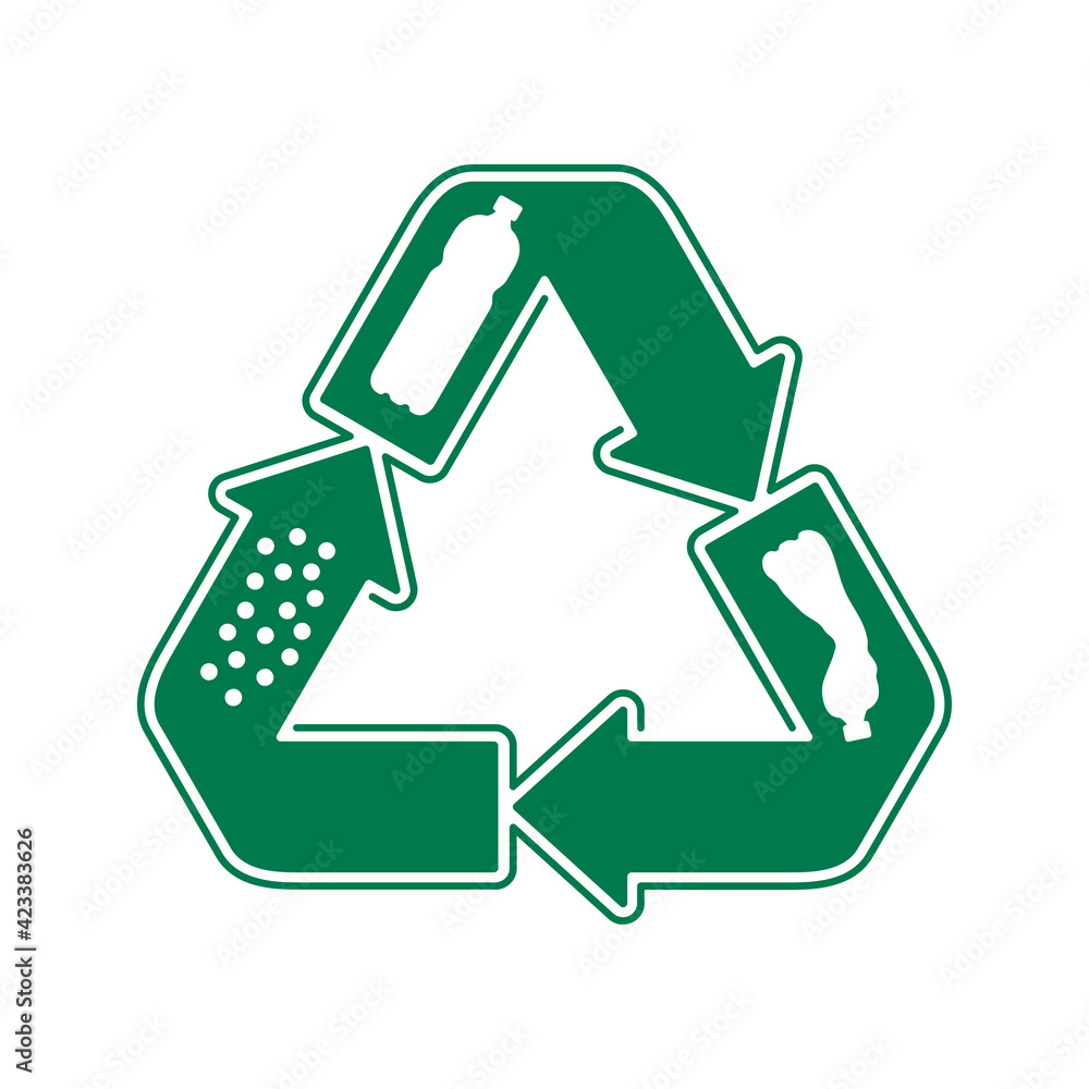Recycle waste biomaterials - Biodegradable icon Recycle waste biomaterials - Biodegradable icon