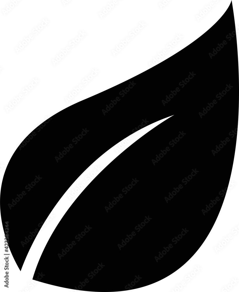 Fototapeta premium Leaf icon