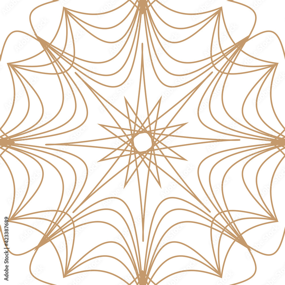 Abstract seamless golden pattern Abstract seamless golden pattern