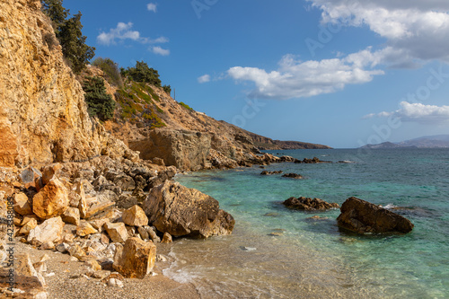 View of the coast in Piso Livadi, Paros Island, Greece. © Tomasz Wozniak