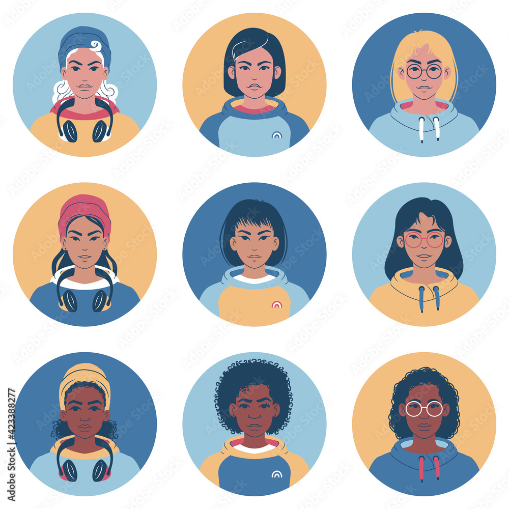 Teenage woman avatar Teenage woman avatar