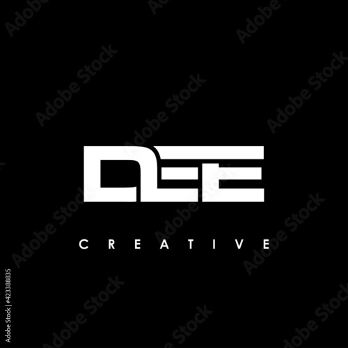 DEE Letter Initial Logo Design Template Vector Illustration