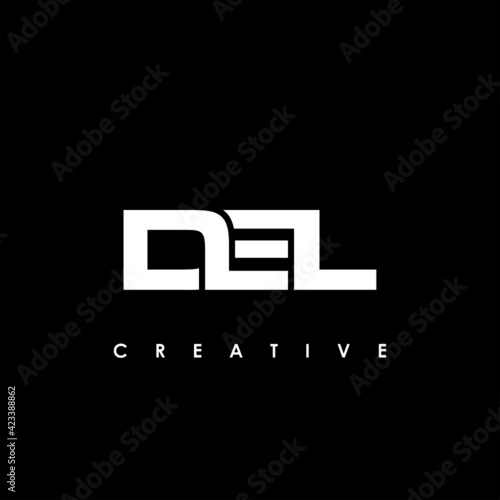 DEL Letter Initial Logo Design Template Vector Illustration