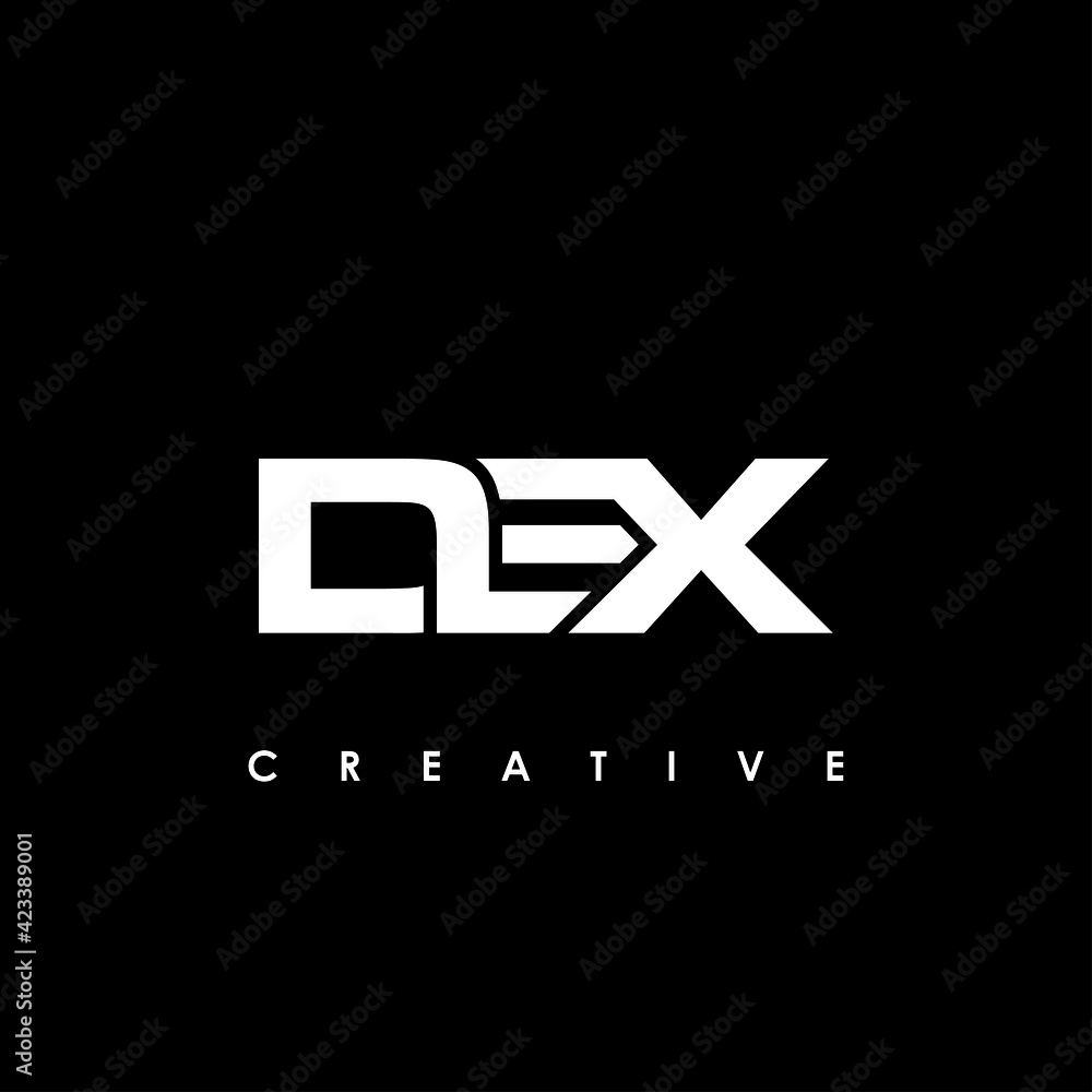 DEX Letter Initial Logo Design Template Vector Illustration DEX Letter Initial Logo Design Template Vector Illustration